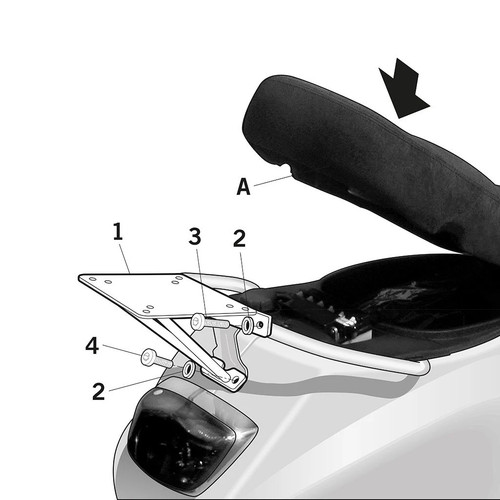 Portapacchi shad per vespa - shad, (per: